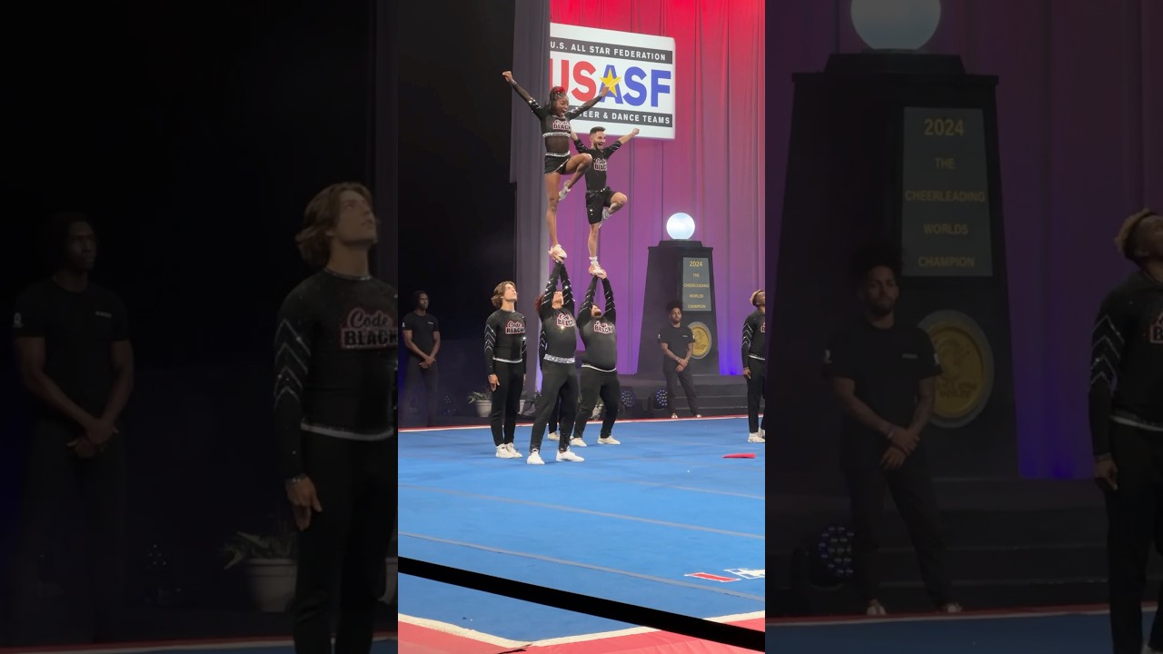 Male Flyer Coed Stunt 