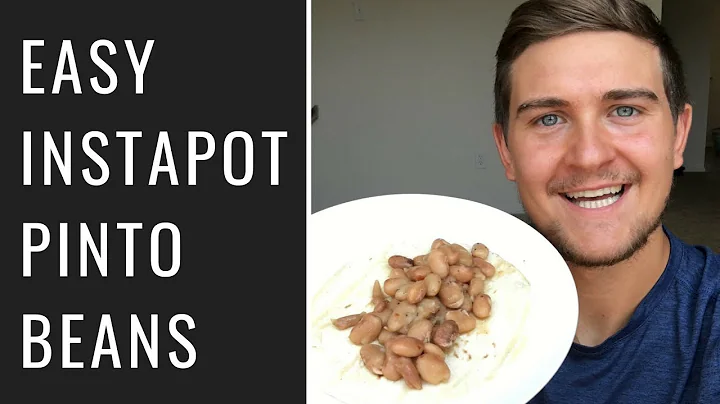 Easy InstantPot Pinto Beans (Vegan, Oil Free)