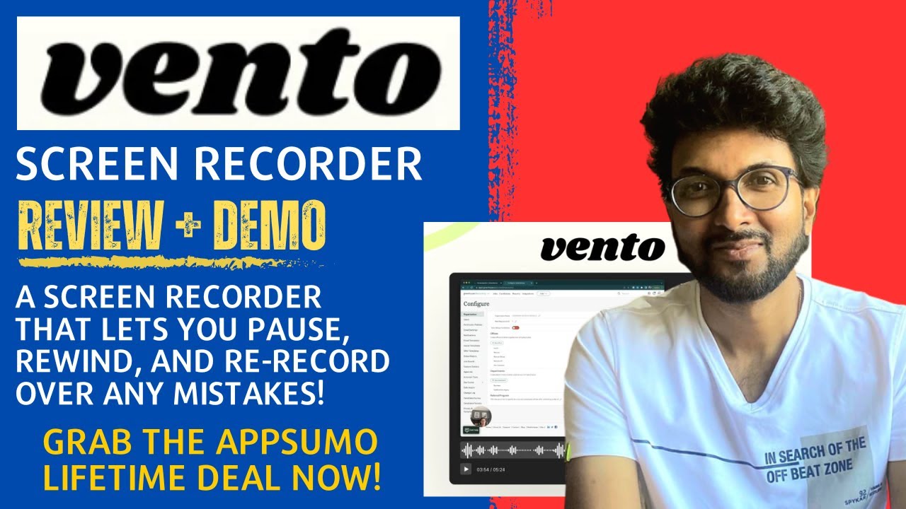 Vento screen recorder Review + Demo This lets you pause, rewind, and