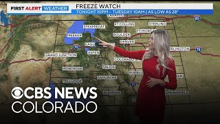 Rain and snow clearing, warmer temperatures return to Denver