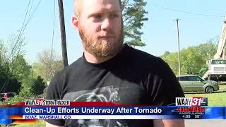 Marshall County continues cleanup after tornado