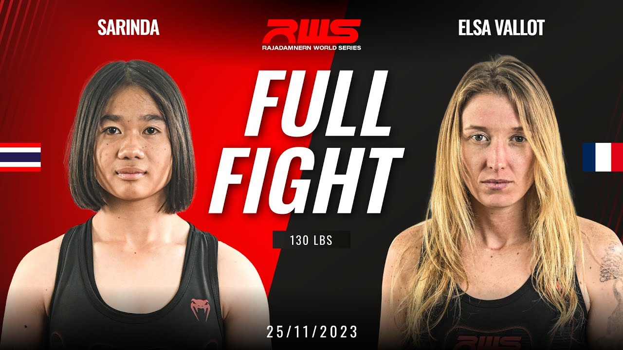 Sarinda PetchNongKi vs Elsa Vallot