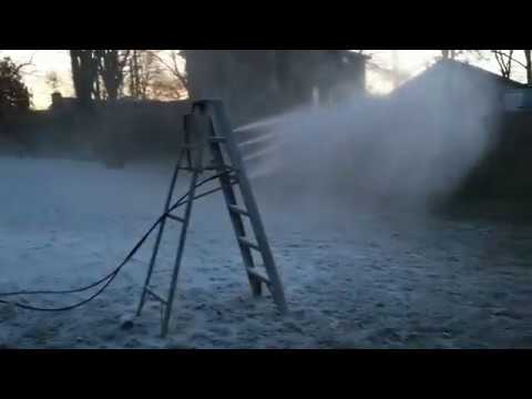 How to Make Snow  Fake Snow Machine