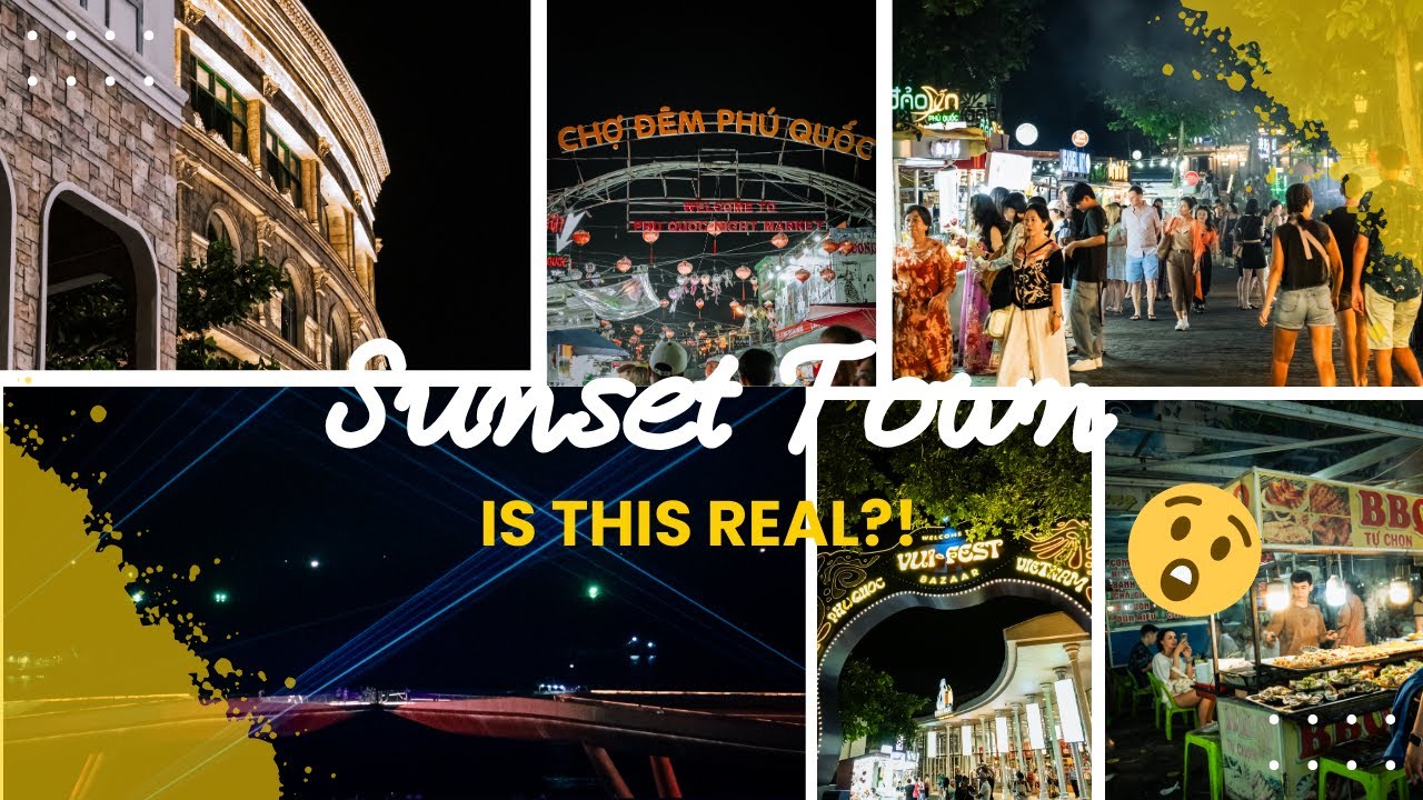 Sunset Town & Night Market in Phu Quoc 🇻🇳 | Hidden Gems or Tourist Traps?