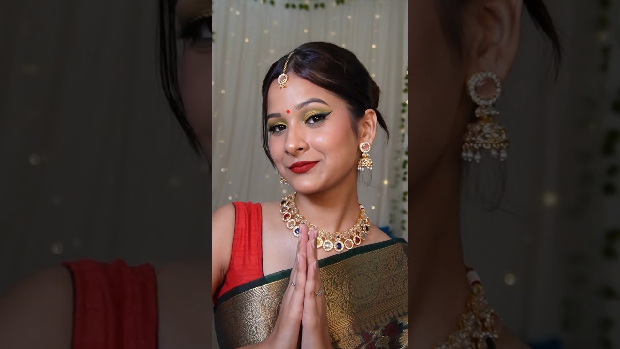 Indian festive makeup tutorial 