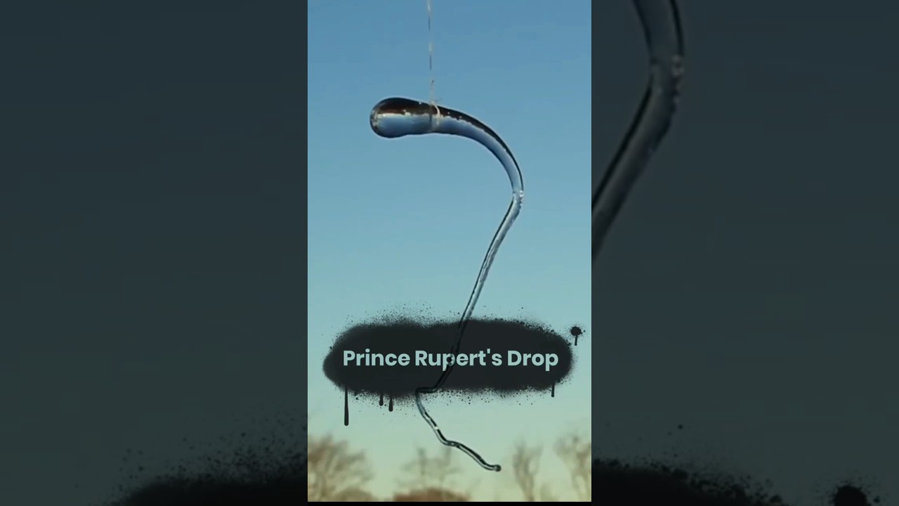 Prince Ruperts Drop Experiment At 875000 fps 😱 | @fact-question 