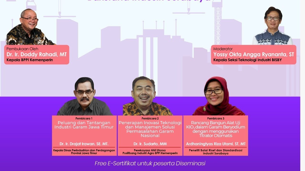DOLAN BISBY (Diseminasi Online Hasil Penelitian Baristand Industri