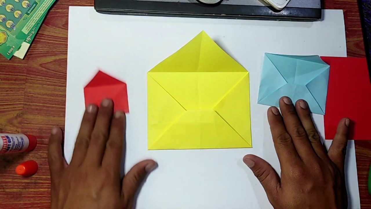 How to make Origami envelope paper - YouTube