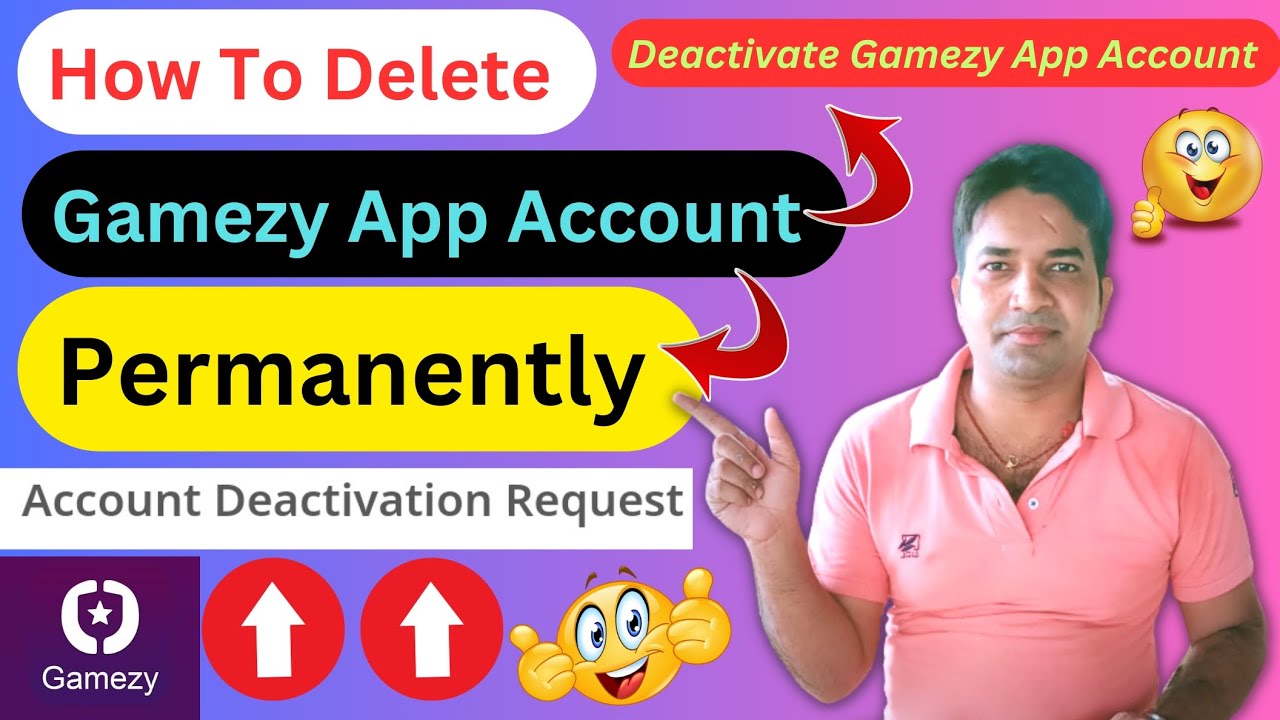 How To Delete Gamezy App Account Permanently|| How To Deactivate Gamezy App Account Temporarily