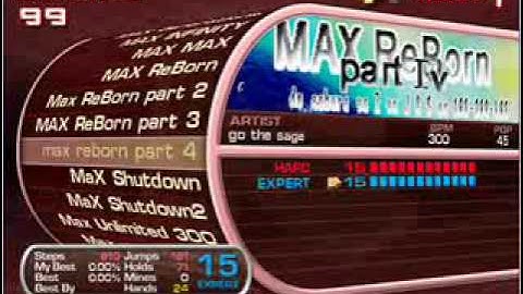 Stepmania Part 3 & Deleted Songs and secret ?????? artist songs (Mixermaster)