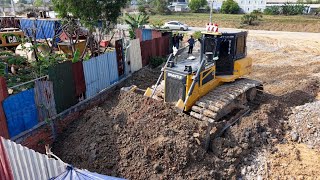 Download Lagu New UPDATE! Project Compete 99% by Best Dozer SHANTUI DH17c3 PRO Pushing Stone with Trucks unloading MP3