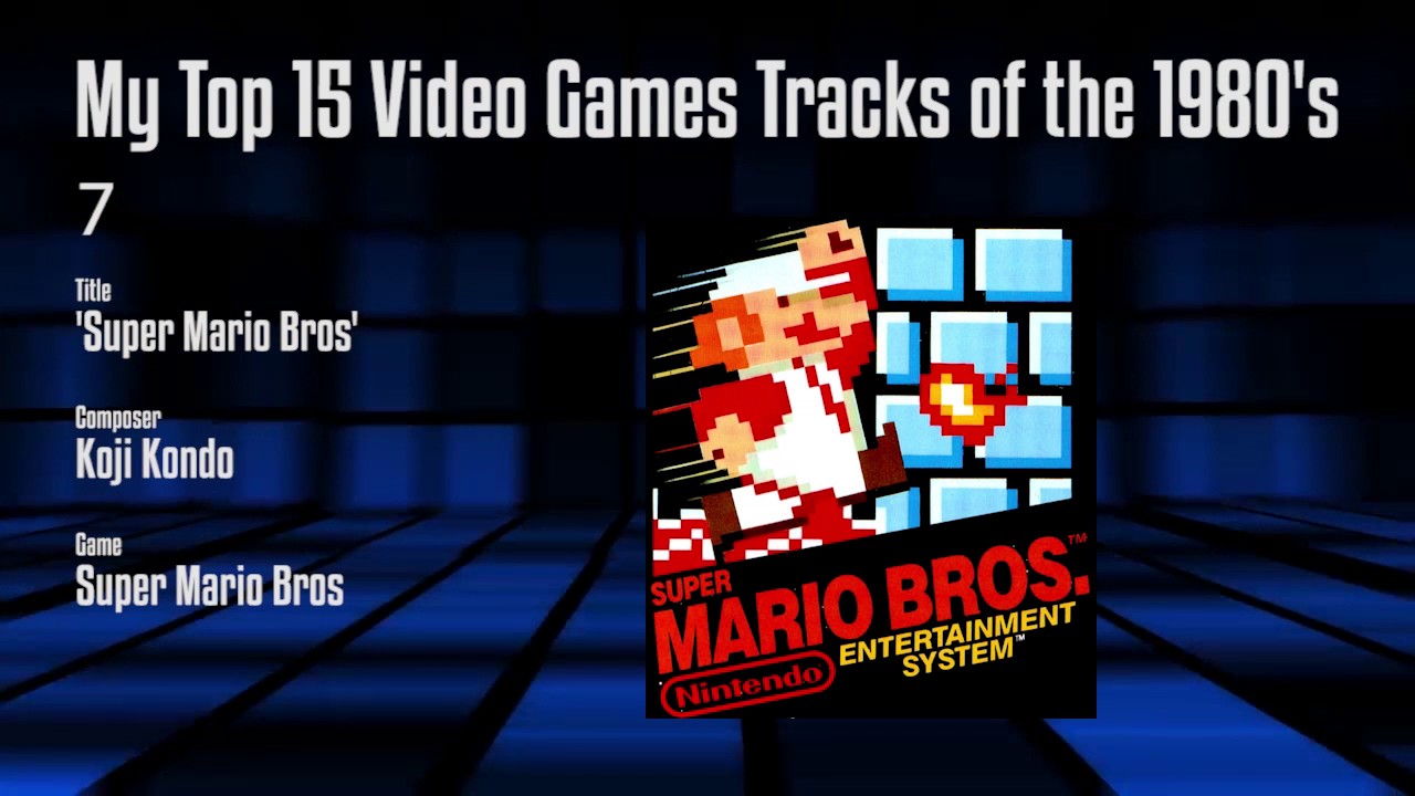 My Top 15 Video Games Tracks of the 1980s YouTube