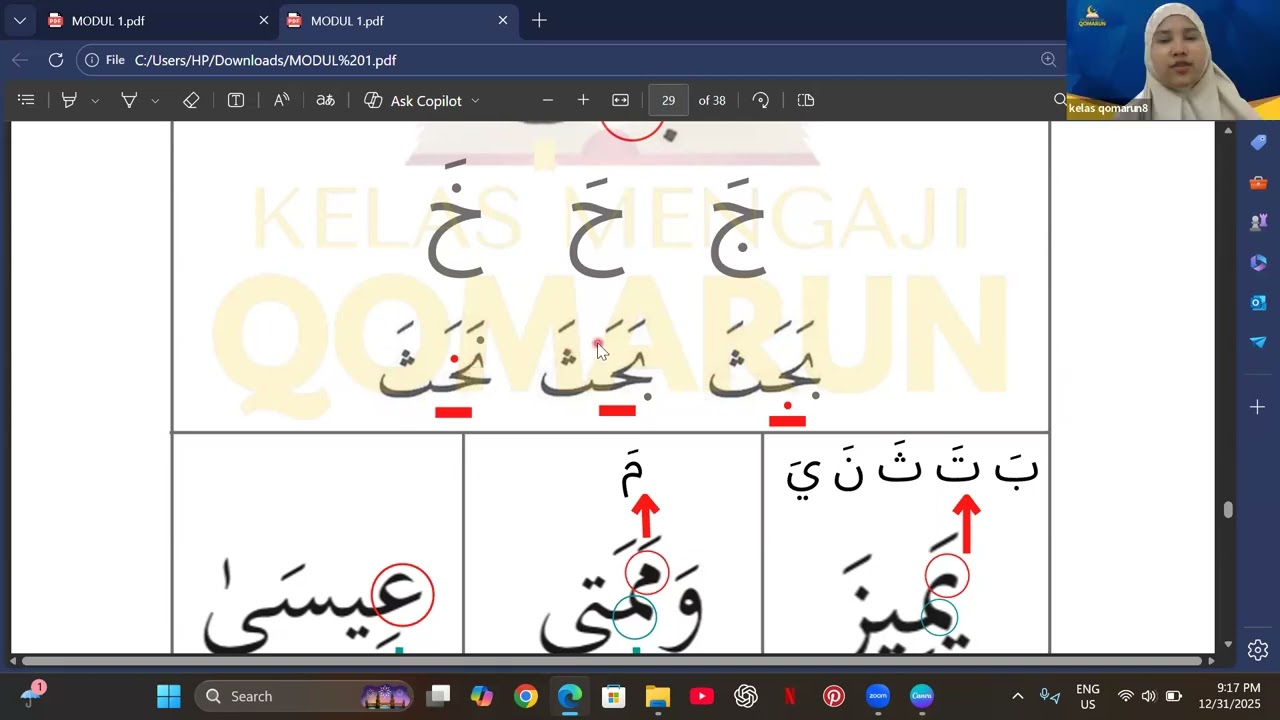 31/12/2025 MODUL 1 MINGGU 5 MS 28 -30 ulangkaji