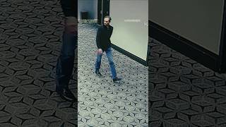 Suspect Cole Allen walking through the Hilton Hotel the day before the White House Correspondents.