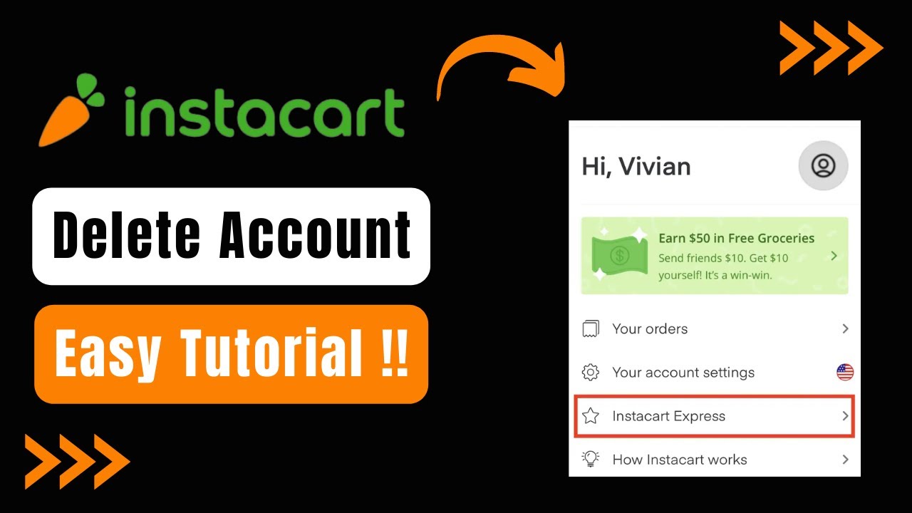 How to Delete Instacart Account !