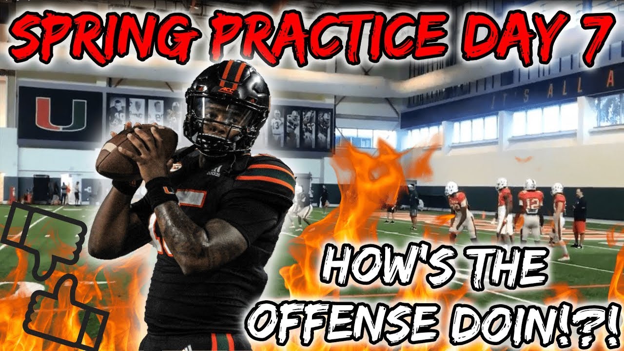 Miami Hurricanes HIGHLIGHTS | Spring Practice 7