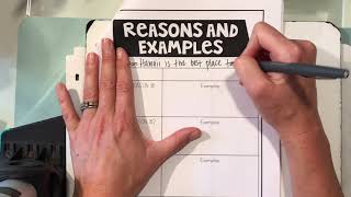 Opinion: Reasons and Examples