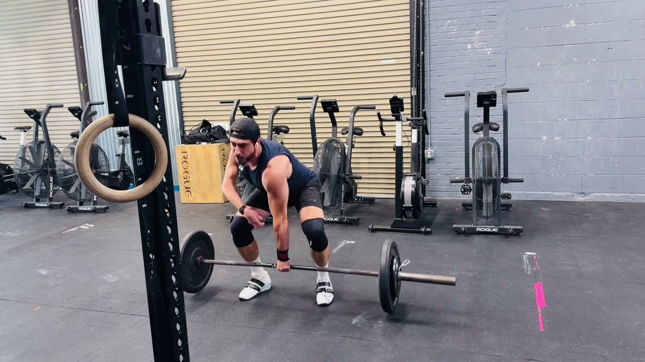 Adaptive CrossFit Barbell Work Using One Arm