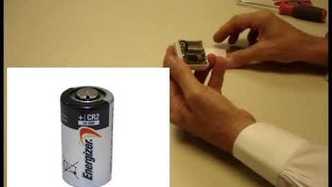 How To Change Batteries in a 5800-SS1 Glassbreak Detector