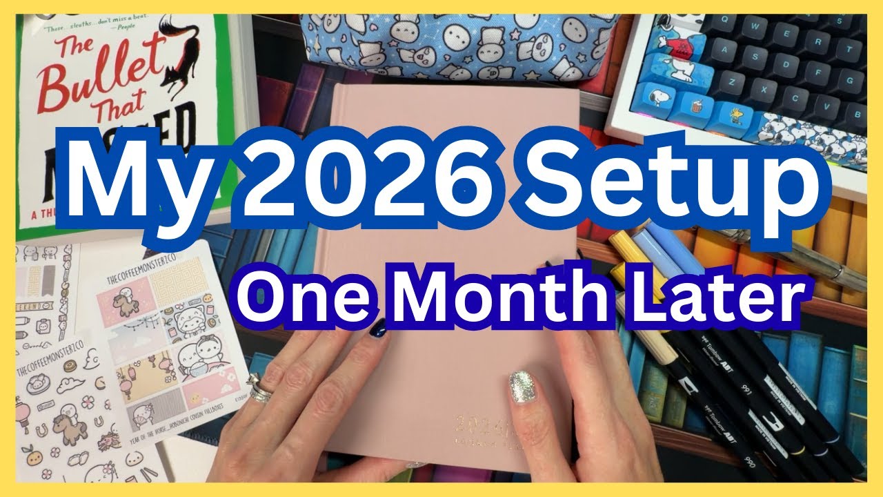 Использую свой ежедневник Sterling Ink Common на 2026 год | Обзор января + предварительный просмо...