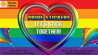 Free Pride Stickers App for Android from Appsolute Madness screenshot 2