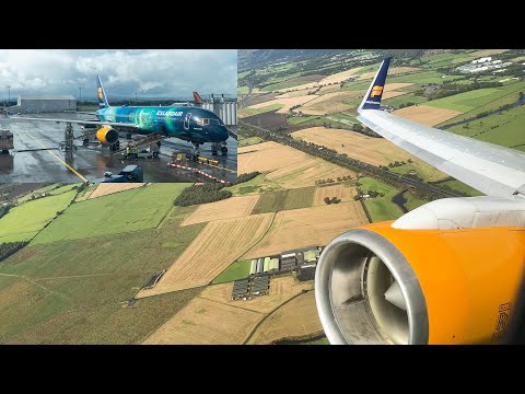 [4K] INCREDIBLE SOUND | Onboard HEKLA AURORA'S FINAL TAKEOFF from Glasgow Airport
