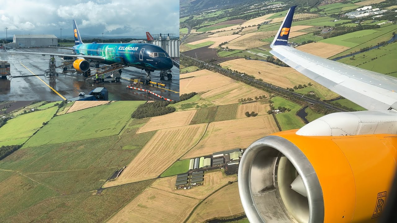 [4K] INCREDIBLE SOUND | Onboard HEKLA AURORA'S FINAL TAKEOFF from Glasgow Airport