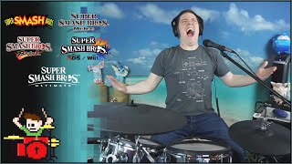 Drumming Through All Of The Main Menu Themes From Smash Bros In A Row!