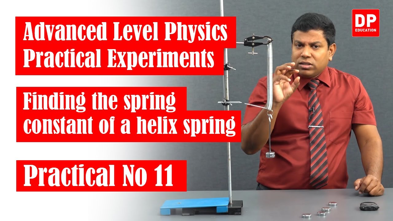 Oscillation & Waves | Practical No 11- Finding the spring constant of a ...