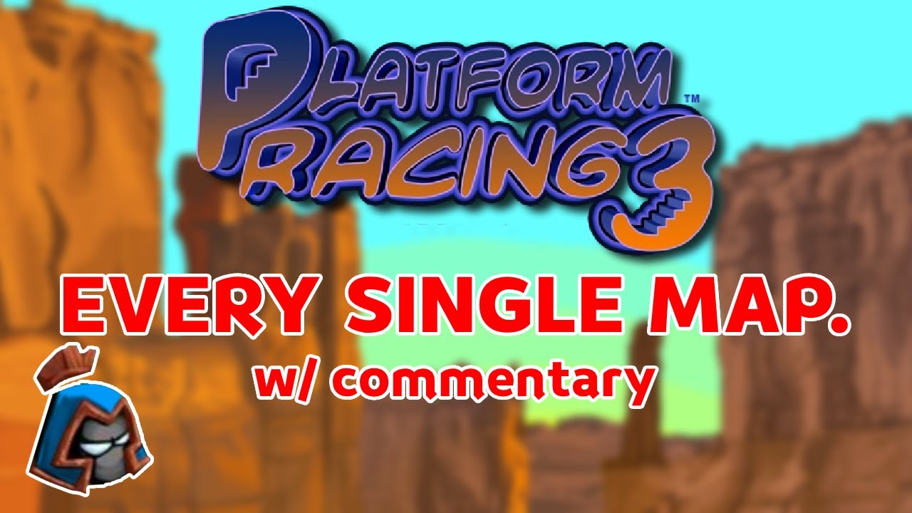 SPEEDRUNNING ALL PLATFORM RACING 3 CAMPAIGN LEVELS - YouTube