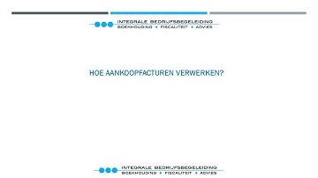 Billit - Hoe aankoopfacturen verwerken