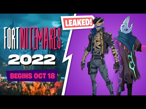 Epic just leaked the FORTNITEMARES 2022 update - Skins, Gameplay, & More..