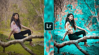 Lightroom teal and brown tone photo editing tutorial | Lightroom editing background change screenshot 3