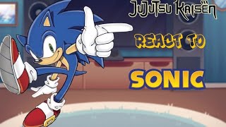 Jujutsu Kaisen React To Shadow And Sonic The Hedgehog || 2/? ||angst || original idea 