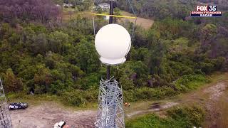 FOX 35 Storm Team Storm Tracker Radar: Behind the scenes installation