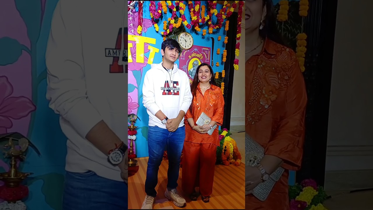 Actor jiiva sun &wife Supriya jiiva 