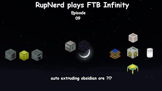 FTB Infinity - E09 - Obsidian Bow?!