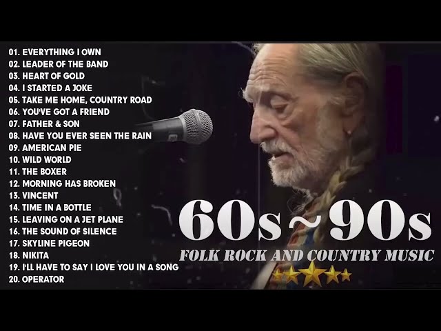 70s 80s 90s Folk Rock  Country Music - Jim Croce, Kenny Rogers, John Denver, James Taylor class=