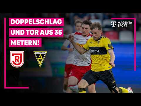 SSV Jahn Regensburg - Alemannia Aachen, Highlights mit Live-Kommentar | 3. Liga | MAGENTA SPORT — football highlights