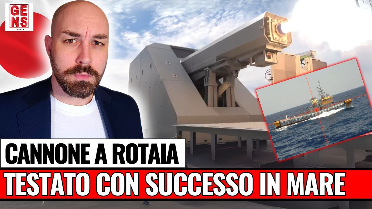IL GIAPPONE ULTIMA i NUOVI TEST del SUO CANNONE A ROTAIA