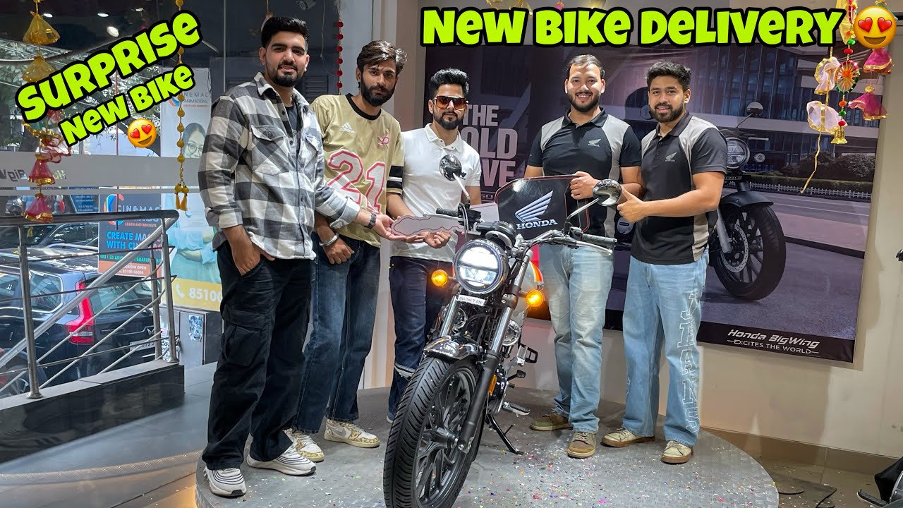 Finally Taking delivery of my new bike 😍 | honda hness cb 350 |