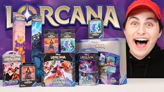 Opening and Ranking EVERY Disney Lorcana Rise Of The Floodborn Product!