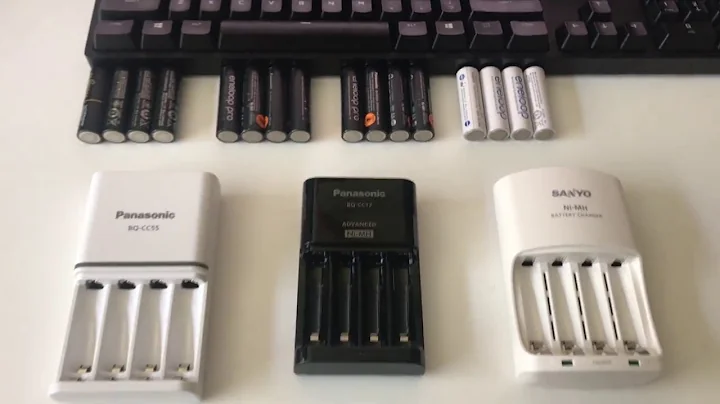 Compare Three Generations of Panasonic Eneloop Chargers BQ-CC55, BQ-CC17