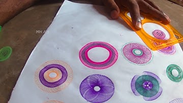 How many rotations did the pen make in total? Simple Spirograph Design Ruler