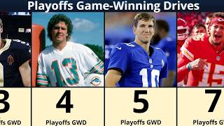 The Most Clutch QBs in NFL Playoff History (Game-Winning Drives)