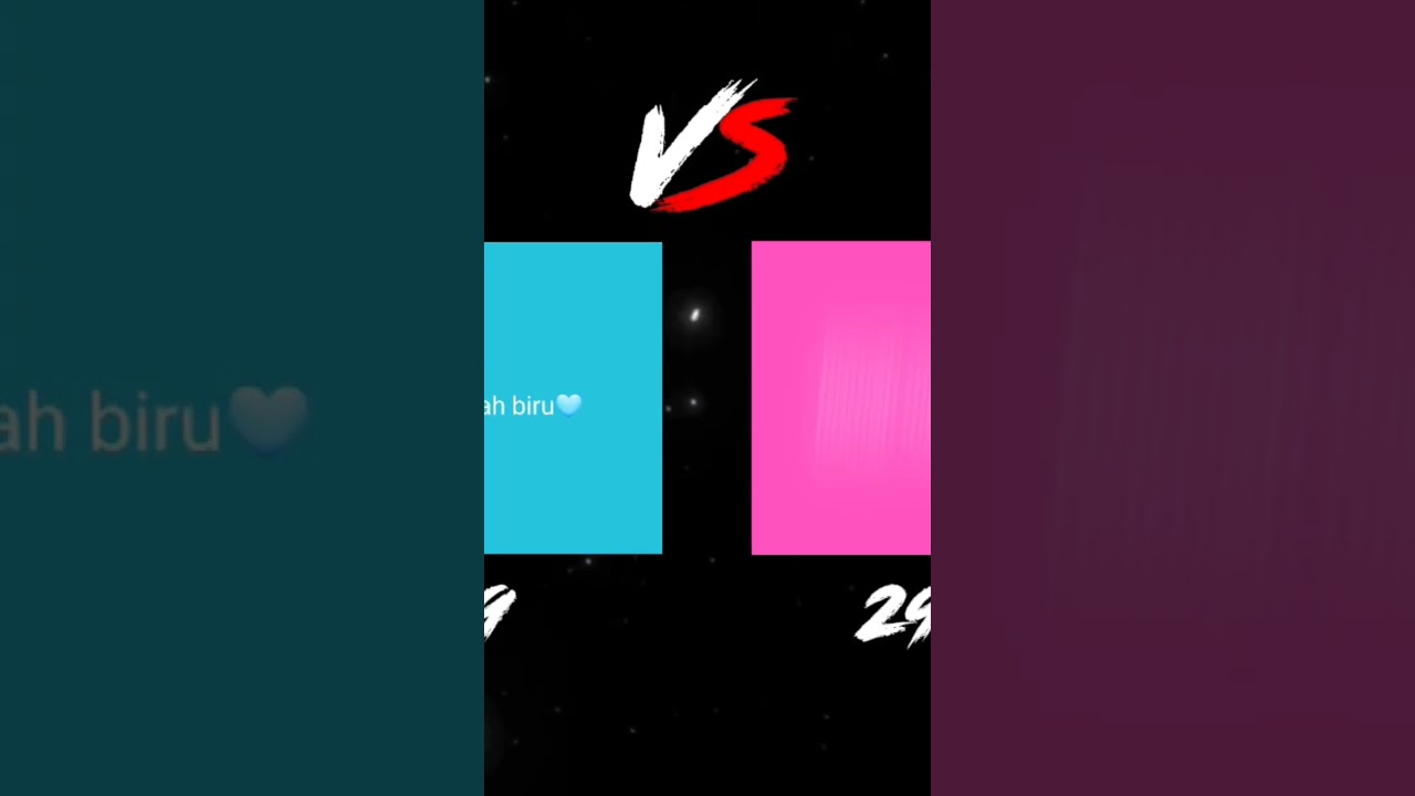 rumah biru VS rumah merah