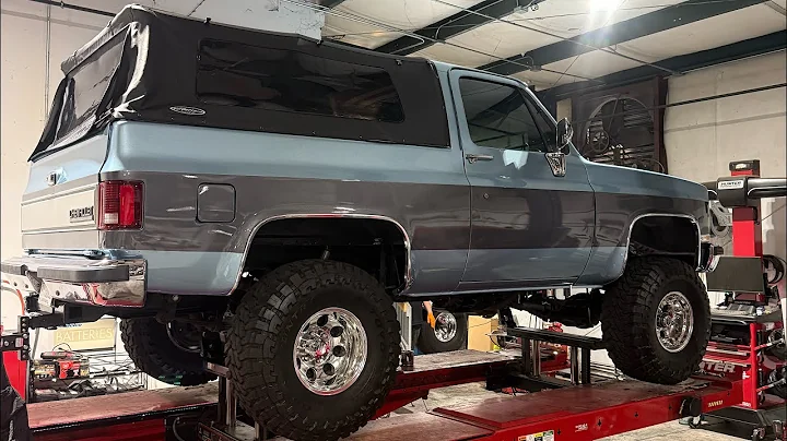 K5 blazer upgrades (crossover steering) and new wheels