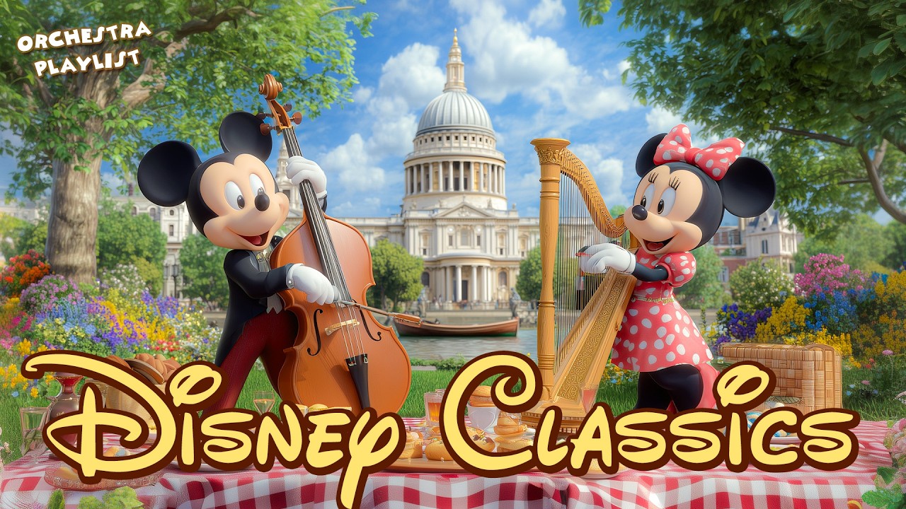 A Morning in the Park… Disney Classics Orchestra 🌞 | Peaceful Disney Instrumental Music
