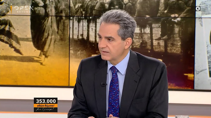 Ο Άγγελος Συρίγος για την εξόντωση των Χριστιανικών πληθυσμών της Μικράς Ασίας | 19/5/2021 | OPEN TV
