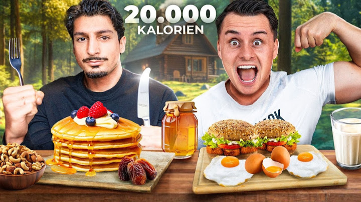 Schaffen wir 20.000 Kcal nur mit "GOTTES NAHRUNG" in 24 Stunden?